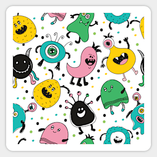 Cute Monsters Sticker